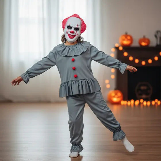 Disfraz Payaso It Pennywise Halloween Niños Niñas
